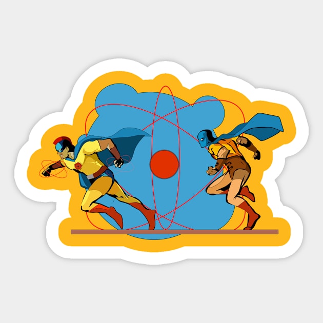 Atoms Sticker by NeverKnew_Lane